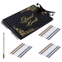 4pcs Paper Guest Book Wedding Signature Book