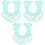 3pcs Bathing Cap Shower Cap Shower Cap Shampoo Shield Tab 3