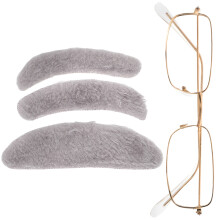 One Set Old Man Costume With Fake Beard Eyebrows Glasses