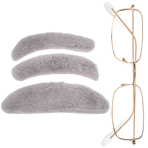 One Set Old Man Costume With Fake Beard Eyebrows Glasses