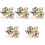 5 Sets Rotatable Buckle D Rings for Backpack Purse 3