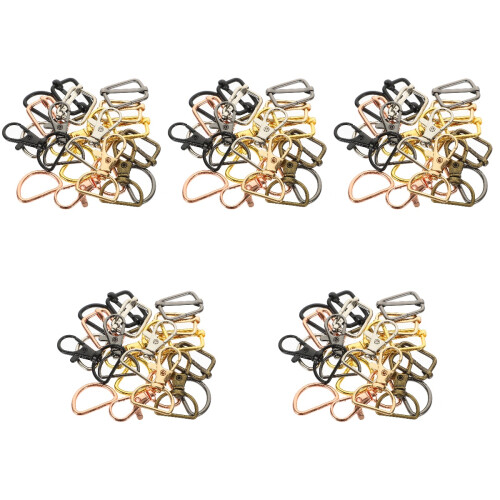 5 Sets Rotatable Buckle D Rings for Backpack Purse 2