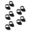 10Pcs Flexible Rubber Eyepiece Hood Caps for Microscope and Telescope 9