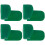 8Pcs Green Silicone Clarinet Rest Cushions Thumb Support Pads 2