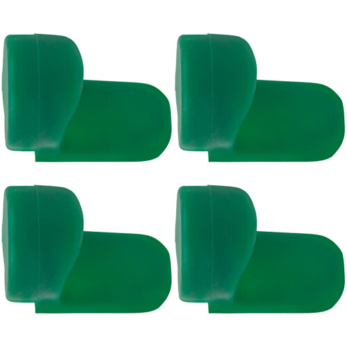 8Pcs Green Silicone Clarinet Rest Cushions Thumb Support Pads 1
