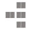 8 Pcs Plastic Embossing Folder 6 X 4 Inch 3D Vertical Stripes 6