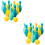 2 Sets Plastic Bowling Balls And Pins Interactive Plaything 8