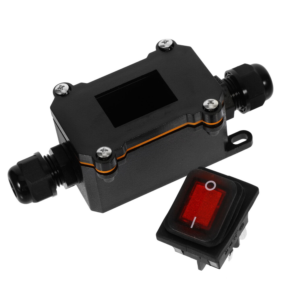 4Pcs Outdoor Inline Cord Switch Replacement Black Pc Toggle Rocker 3631488186718