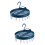 Raindrops  2 Count Rack Underwear Round Folding Drying Clothespin Baby 5