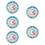 5Pcs Wooden Teaching Clock For Kids Learning Time And Math 5