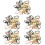 5 Sets Rotatable Buckle D Rings for Backpack Purse 6