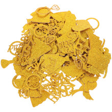Paper Wedding Confetti Golden 1set 1.8x1.2in