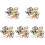 5 Sets Rotatable Buckle D Rings for Backpack Purse 2