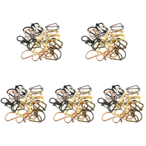 5 Sets Rotatable Buckle D Rings for Backpack Purse 1