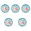 5Pcs Wooden Teaching Clock For Kids Learning Time And Math 3