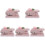 Raindrops 5 Pcs Hole Puncher Hand-Held Punching Machine Office 4