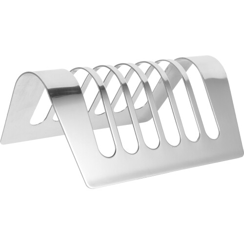 2Pcs Silver Stainless Steel Toast Stand Reusable Kitchen Bread Rack