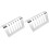 2Pcs Silver Stainless Steel Toast Stand Reusable Kitchen Bread Rack 5
