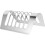2Pcs Silver Stainless Steel Toast Stand Reusable Kitchen Bread Rack 2