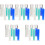30Pcs Small Lens Sticks Plastic Contacts Lens Applicators 4
