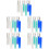 30Pcs Small Lens Sticks Plastic Contacts Lens Applicators 6