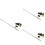 3 Pcs Stainless Steel Cello Tail Post Support Rod Assorted Color 4