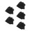 5Pcs Elastic Black Suitcase Sleeve Covers Durable Luggage Protectors 4