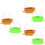 6 Pcs Bird Trough Feeder Feeding Bowl 5