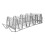 4Stk Taco Halter Restaurant , Taco Rack in Silber 1
