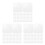 450Pcs Strong Transparent Double Sided Removable Mounting Tape 7