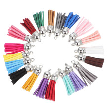 1Set DIY Sleutelhanger Tassel Kit Met Metaal En Kleurrijke Onderdelen