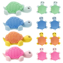 120pcs Adorable Tortoise Shape Eraser For School Cute Cartoon Eraser Lovely Student Stationery For Kindergarten