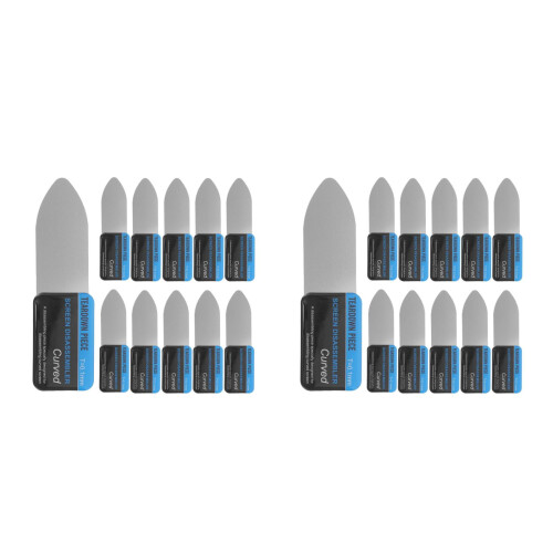 40Pcs Silver Curved Screen Spudger Pry Tool Kit for Mobile and Tablets 2