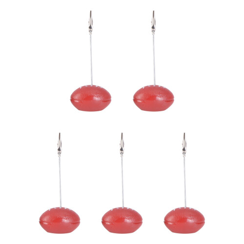 10Pièces Clips Photo Solide Design Ball Sports