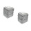 20Pcs Silver Metal Post Caps for Square and Gate Frames 6