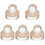 5St Transparante Acryl Eyeshadow Stamper Voor Make-Up Druktool Compact 4