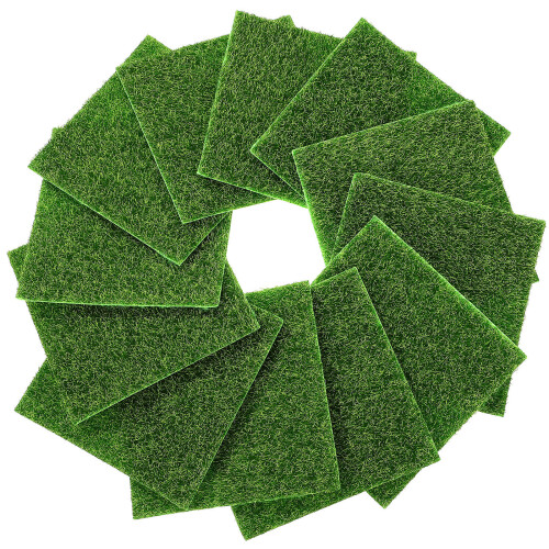 60 Stuks Kunstmos Grassheets Decor