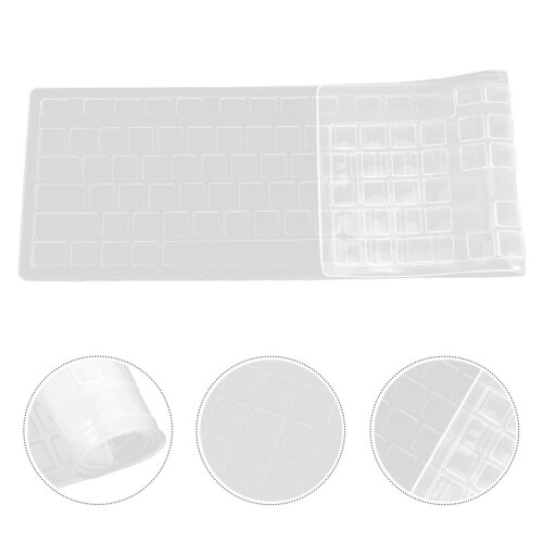 Set Of 2 Keyboard Protector Computer Covers Clear Transparent Skin 2