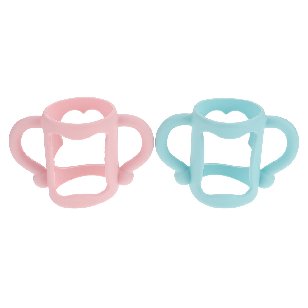 4 Pcs Silicone Baby Bottle Handles For Newborn Feeding Bottles Inoomp