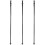 3Pcs Replaceable Umbrella Shafts Aluminum Rods for Daily Use Black 5