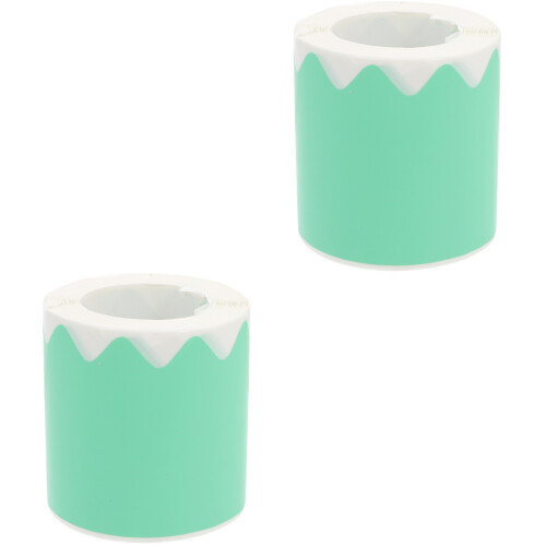 2 Rolls Chalkboard Decal Blue Decor Classroom Border Trim Green 2