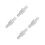 4Pcs White PP Anti Drip Inline Check Valves for Bottle Filling 6