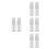 8 Pcs 80ml Powder Spray Bottle For Barbershop Empty Container 8