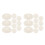 20Pcs White Plastic Sink Drain Strainer Basket for Home Kitchen Use 10