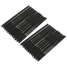 24St Compacte Zwarte Plastic Tekenspennen Voor & Huishouden