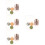 4 Sets Volcanic Stone Ball Roller Oil Absorption 7