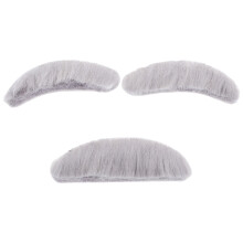 2Sets Lichtgewicht Nepbaard En Halloween Kids Grijs