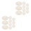 20Pcs White Plastic Sink Drain Strainer Basket for Home Kitchen Use 8