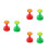 6Pcs Universal Gardening Watering Devices Plastic with Assorted Colors 10