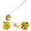 Set Of 4 Decorative Suction Cup Flagpole Holder Car Removable 10